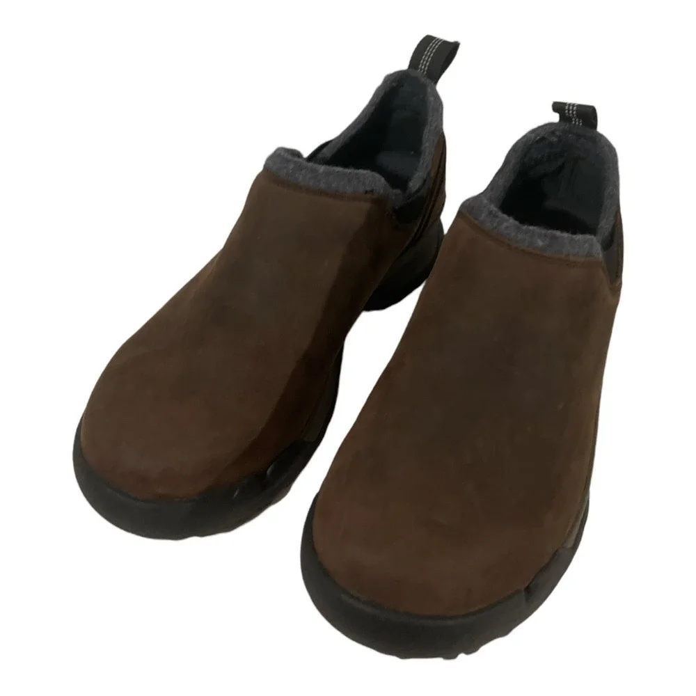 SOREL shoes LEATHER SLIP ON mens 8 BIB
